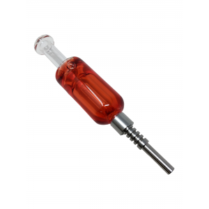 High Point Glass Nector Collector Set Glycerin Filled With Inline Perc - [HPG099]